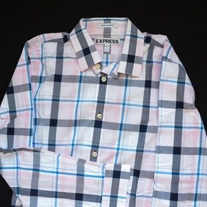 Extra slim fit Express dress button down